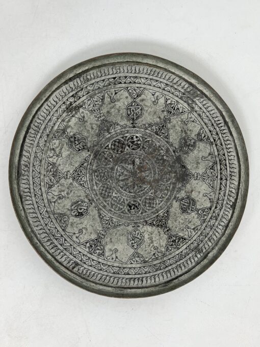 Metalinis graviruotas Vidurinių Rytų padėklas 60x60x3 cm