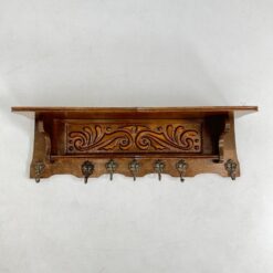 Ąžuolinė sieninė kabykla 21x81x30 cm