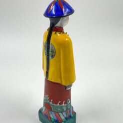 Porcelianinė Čingų dinastijos imperatoriaus statula 6x8x28 cm