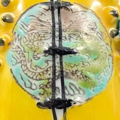 Porcelianinė Čingų dinastijos imperatoriaus statula 6x8x28 cm