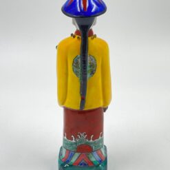 Porcelianinė Čingų dinastijos imperatoriaus statula 6x8x28 cm