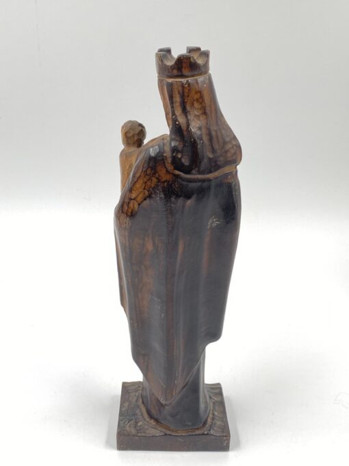 Medinė Švč. Mergelės Marijos su Kūdikėliu Jėzumi statula 7x10x33 cm