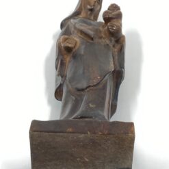 Medinė Švč. Mergelės Marijos su Kūdikėliu Jėzumi statula 7x10x33 cm