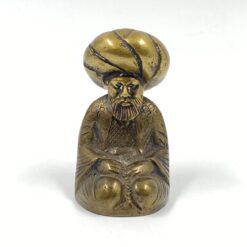 Žalvarinė musulmonų maldininko statula 6x5,5x10 cm