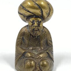 Žalvarinė musulmonų maldininko statula 6×5,5×10 cm