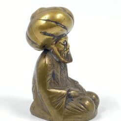 Žalvarinė musulmonų maldininko statula 6×5,5×10 cm