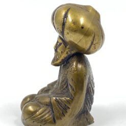 Žalvarinė musulmonų maldininko statula 6×5,5×10 cm