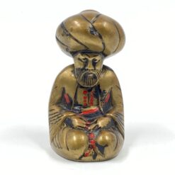 Žalvarinė musulmonų maldininko statula 6×5,5×10 cm