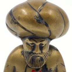 Žalvarinė musulmonų maldininko statula 6×5,5×10 cm