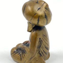 Žalvarinė musulmonų maldininko statula 6×5,5×10 cm