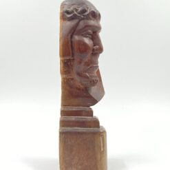 Medinis vyro biustas – statula 9x11x31 cm
