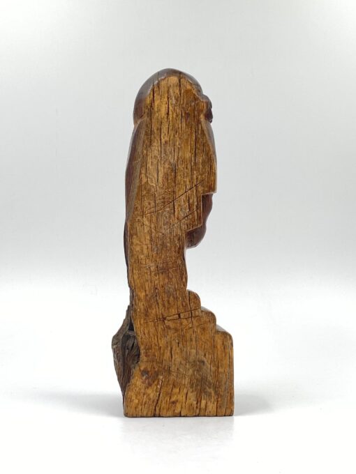 Medinis vyro biustas – statula 9x11x31 cm