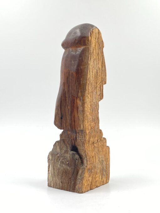 Medinis vyro biustas – statula 9x11x31 cm