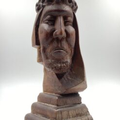 Medinis vyro biustas – statula 9x11x31 cm