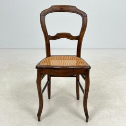 Medinė kėdė su ratano sėdimąja dalimi 46x40x87 cm, 46 cm
