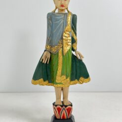 Medinė statula “Buda” 20x49x109 cm