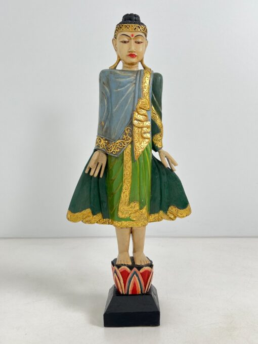 Medinė statula “Buda” 20x49x109 cm