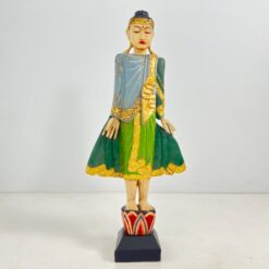 Medinė statula “Buda” 20x49x109 cm