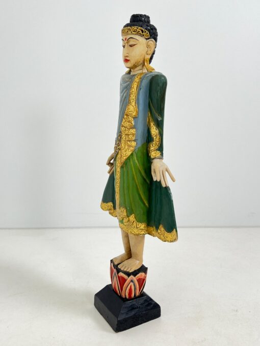 Medinė statula “Buda” 20x49x109 cm