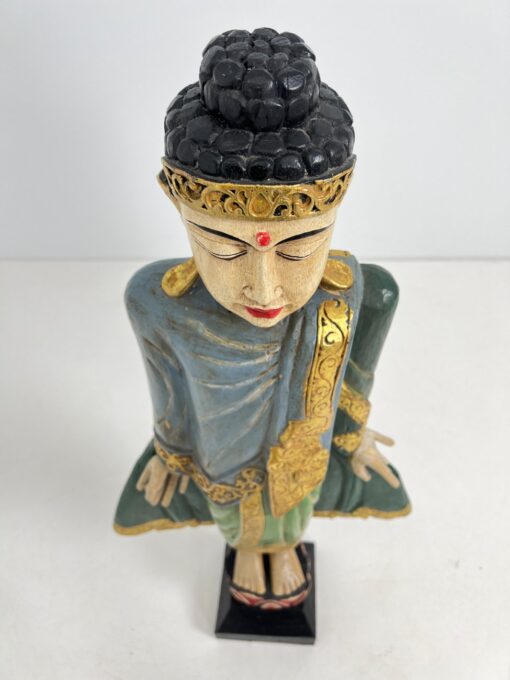 Medinė statula “Buda” 20x49x109 cm