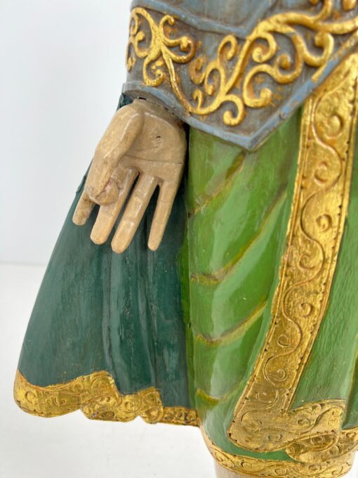 Medinė statula “Buda” 20x49x109 cm