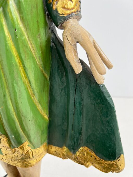 Medinė statula “Buda” 20x49x109 cm
