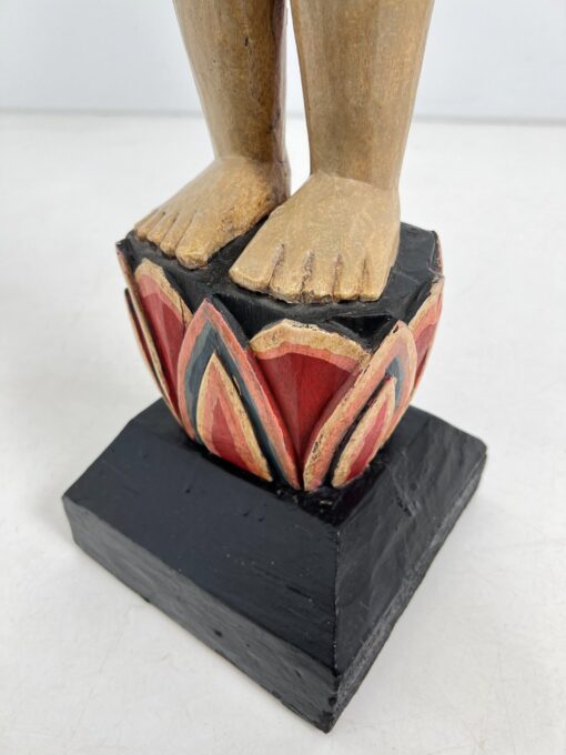 Medinė statula “Buda” 20x49x109 cm