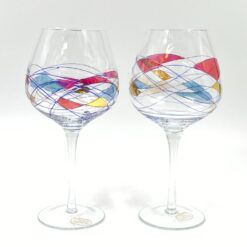 Krištolinių “Cristal de Paris” vyno taurių (800 ml) 2 vnt. komplektas 12x12x25 cm