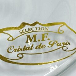 Krištolinių “Cristal de Paris” vyno taurių (800 ml) 2 vnt. komplektas 12x12x25 cm