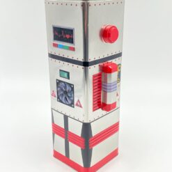 Vintažinė sausainių dėžutė “Robotas” 11x15x33 cm