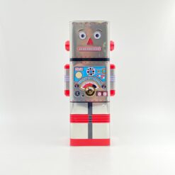 Vintažinė sausainių dėžutė “Robotas” 11x15x33 cm