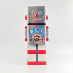 Vintažinė sausainių dėžutė “Robotas” 11x15x33 cm
