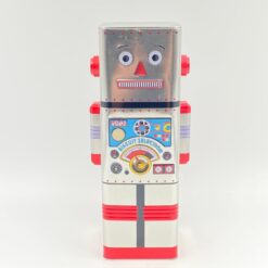 Vintažinė sausainių dėžutė “Robotas” 11x15x33 cm