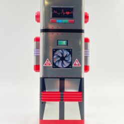 Vintažinė sausainių dėžutė “Robotas” 11x15x33 cm