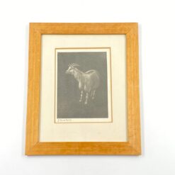 Paveikslas - printas "Ožys" mediniame rėme 1,5x20x24 cm