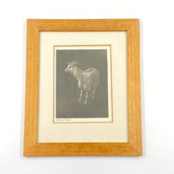 Paveikslas – printas “Ožys” mediniame rėme 1,5x20x24 cm