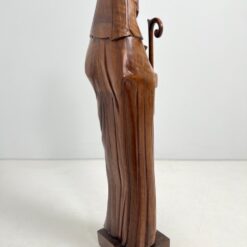 Medinė Šv. Gertrūdos Helftietės statula 17x20x80 cm