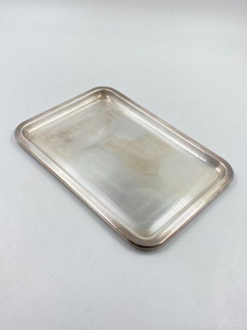 “Wiskemann” sidabruoto metalo padėklas 21,5×30,5×1 cm
