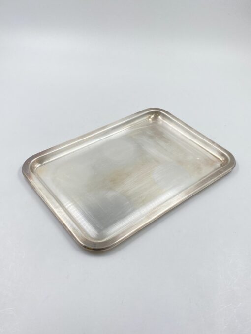 “Wiskemann” sidabruoto metalo padėklas 21,5×30,5×1 cm