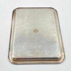 “Wiskemann” sidabruoto metalo padėklas 21,5×30,5×1 cm