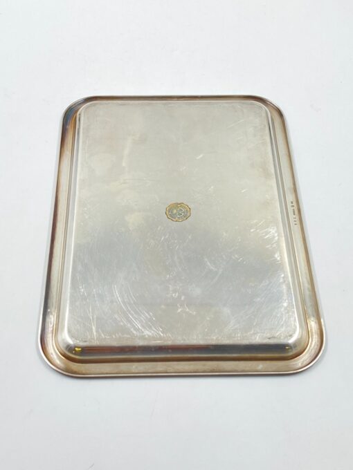 “Wiskemann” sidabruoto metalo padėklas 21,5×30,5×1 cm