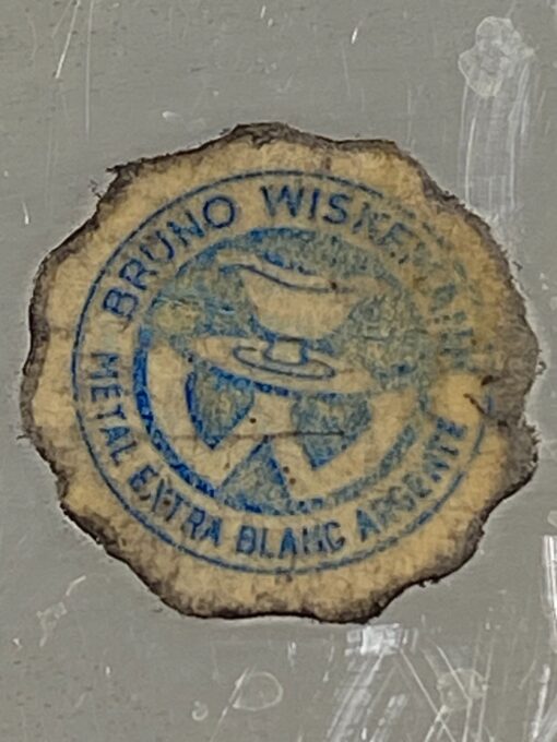 “Wiskemann” sidabruoto metalo padėklas 21,5×30,5×1 cm