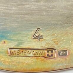 “Wiskemann” sidabruoto metalo indas 14×15,5×7 cm