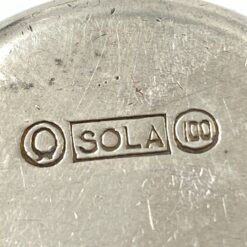 “Sola” sidabruotų lėkštučių 6x6x1 cm ir ąsotėlių 10 ml, 3,5x6x4 cm kompl.