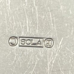 “Sola” sidabruotų lėkštučių 6x6x1 cm ir ąsotėlių 10 ml, 3,5x6x4 cm kompl.