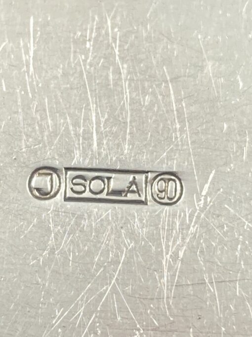 “Sola” sidabruotų lėkštučių 6x6x1 cm ir ąsotėlių 10 ml, 3,5x6x4 cm kompl.