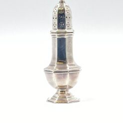 “Mappin & Webb” sidabruoto metalo prieskoninė 7x7x17 cm