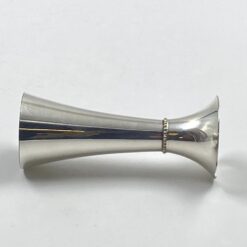 “Keltum” sidabruoto metalo vazelė 5x5x12 cm