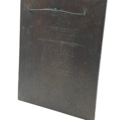 Ąžuolinė sieninė dekoracija su liūto veidu 3x26x34 cm