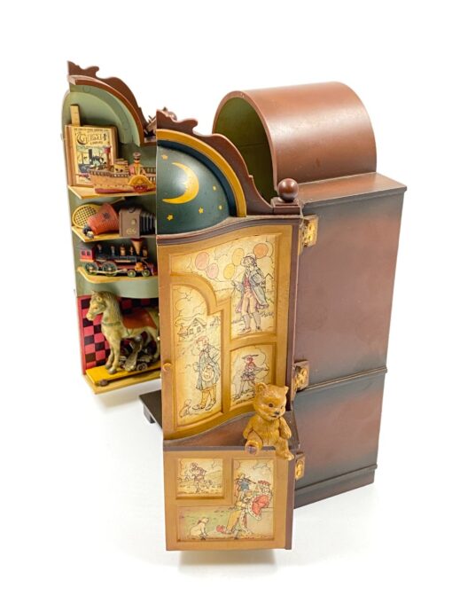 Vintažinė “Enesco” muzikinė dėžutė (NEVEIKIANTI) 11x13x23 cm
